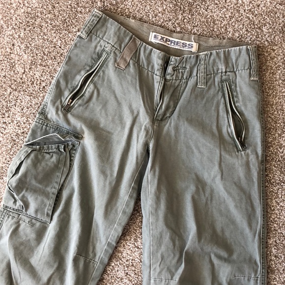 Express cargo pant capris y2k - Picture 2 of 4
